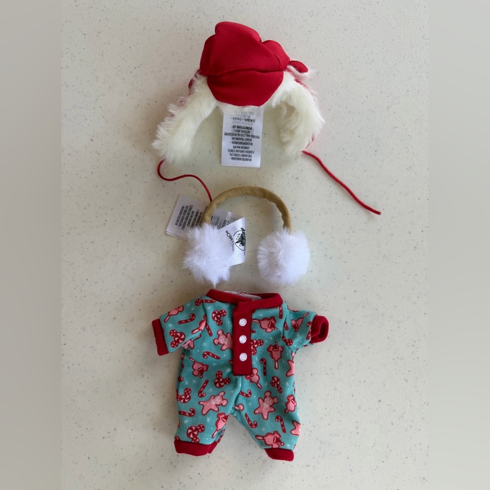 Disney nuiMOs Christmas Pajama Outfit Gingerbread Mickey Holiday Doll Clothes